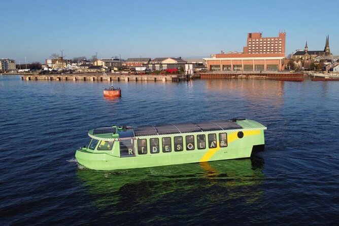 1.5hr Harbour Experience on North America's LARGEST solar boat! - The Birthplace of Canada from the water