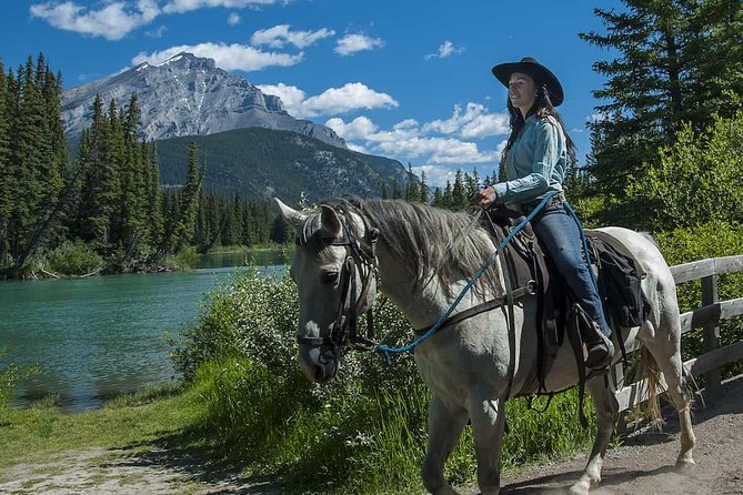 1 Hour Bow River Ride - The Bow River Trail and sulfur springs
