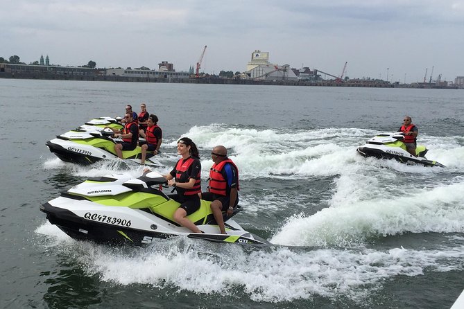 1-Hour Jet Ski Guided Tour – Explore Montreal Waterways in Style! - Leaving the Old Port for open water