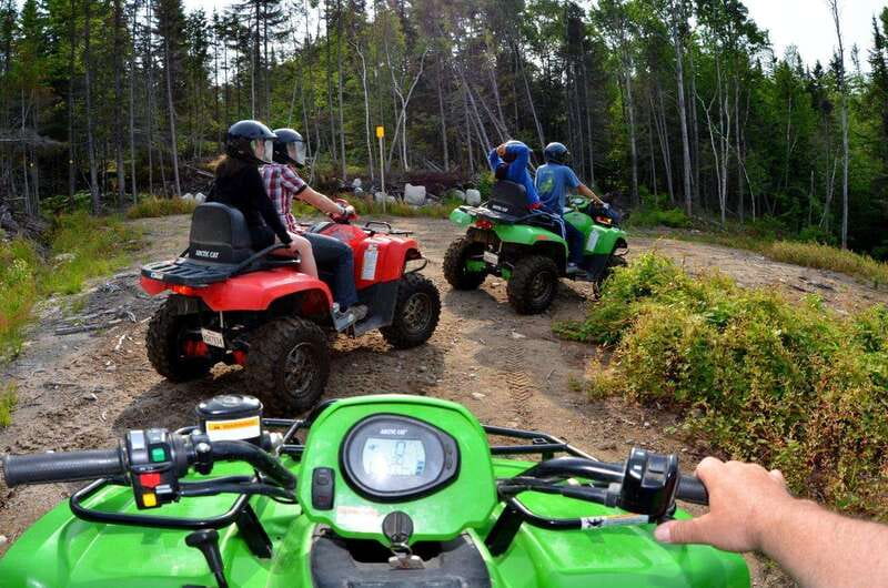 15 min. Tadoussac : Guided ATV tour excursion - From the farm to the Saguenay Fjord