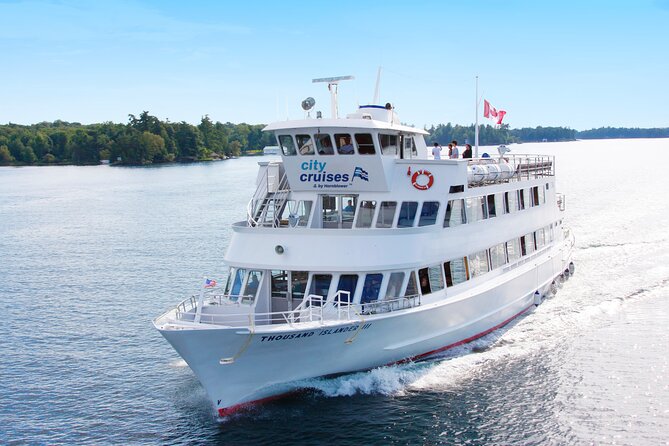 2-Hour Two Castle 1000 Islands Cruise from Ivy Lea - The international bridge and the border in the river