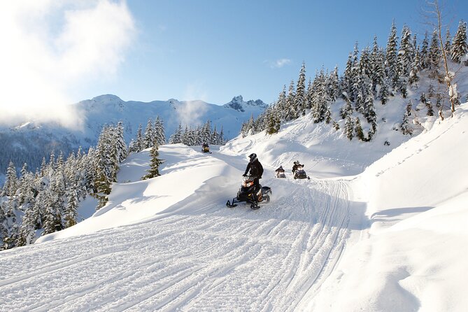 2 Hour Wilderness Adventure Snowmobile Tour in Whistler - Leaving Whistler for the Brandywine backcountry