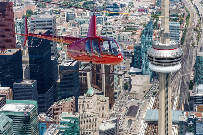 20 km Helicopter Tour over Toronto - The CN Tower and downtown skyline