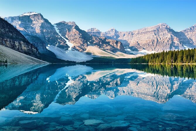 5-Day Banff Self-Guided package with Moraine & Lake Louise Tour - Moraine Lake brings the strongest color contrast