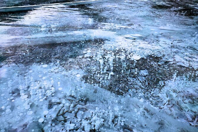 Abraham IceBubble, Peyto, Bow Lake with Snowshoeing& Icewalk - Seasonal Sunwapta Falls changes the character of the tour
