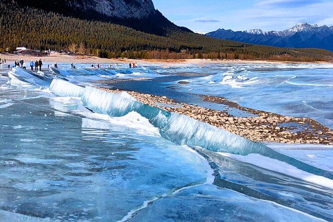Abraham IceBubble, Peyto, Bow Lake with Snowshoeing& Icewalk - Pickup, group size, and timing