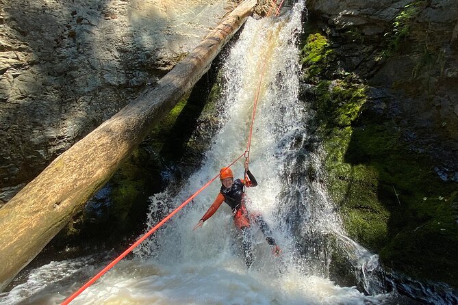Adrenaline Canyoning Kelowna - Rappelling waterfalls with a guide