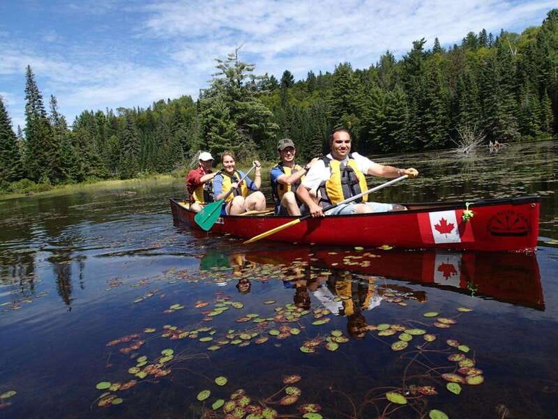 Algonquin Park: Guided Canoe Day Tour - Learning the basics before leaving shore