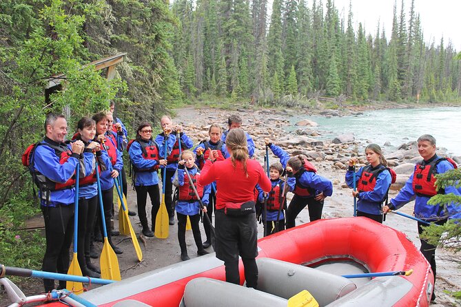 Athabasca Canyon Run Family Rafting: Class II Plus Rapids - The quiet stretch is part of the experience