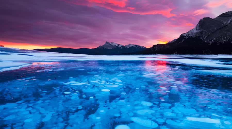 Athabasca Falls/Abraham,Sunwapta Falls, Icefield, Peyto Lake - The food question on a 10-hour day