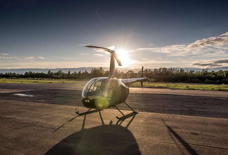 Attitude-Helicopter: Helicopter tour of Quebec City - The 45-minute flight: a strong first look