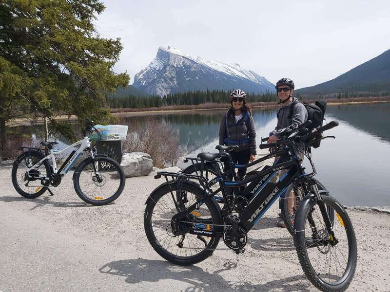 Banff: 4-Hour E-Bike and Walking Tour in Johnston Canyon - The shuttle ride back to Banff