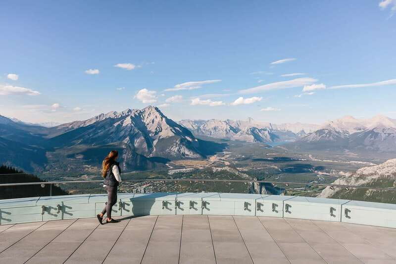 Banff: Banff Gondola Admission Ticket - Walking the boardwalk to Sanson’s Peak