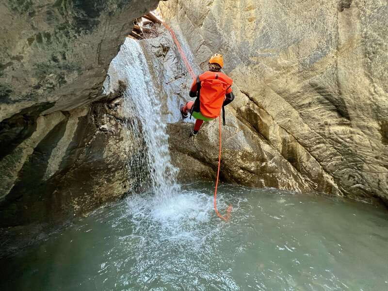 Banff: Beginner Canyoning Half-Day Tour - Short rappels build confidence downstream