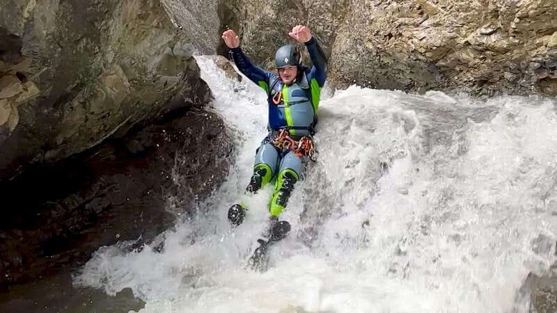 Banff: Beginner Canyoning Half-Day Tour - Time in the canyon, then the walk back
