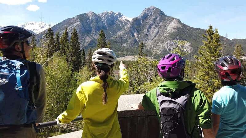 Banff: Bow River E-Bike Tour and Sundance Canyon Hike - Following the Bow River by e-bike