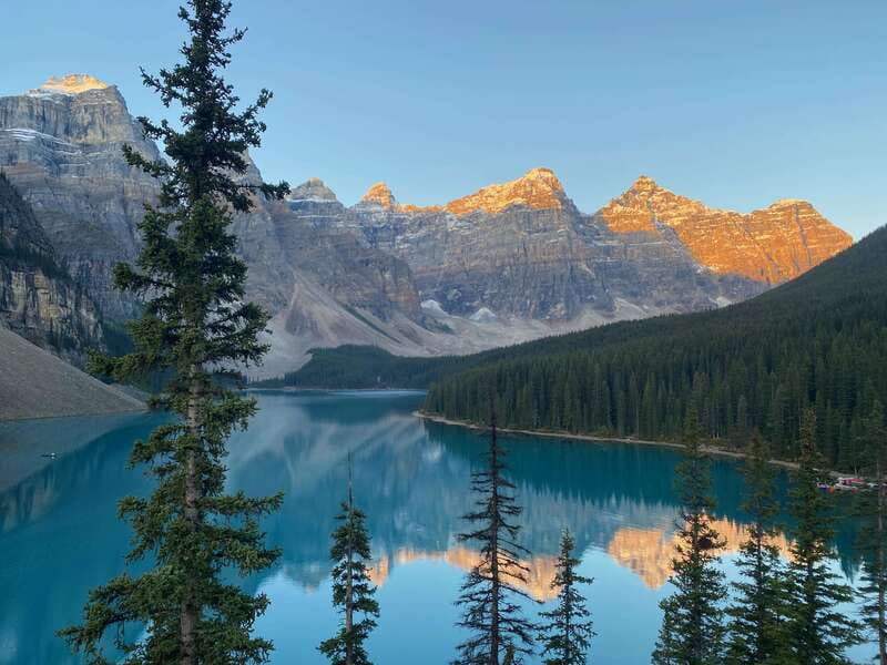 Banff/Canmore: Sunrise at Moraine Lake w/ Lake Louise Option - The early drive from Banff or Canmore
