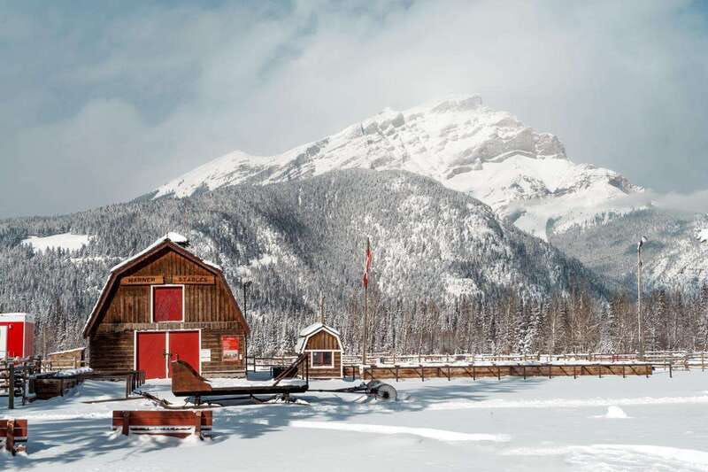 Banff: Family Friendly Horse-Drawn Sleigh Ride - Mountain views from the meadow route