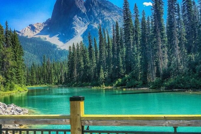Banff Gondola, Lake Louise, Emerald Lake and Lake Minnewanka Tour - Emerald Lake and Natural Bridge in Yoho National Park
