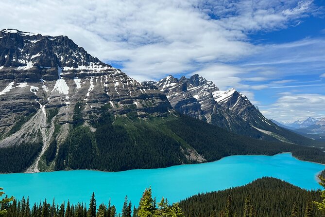 Banff Icefield Parkway Private Full Day Tour - Peyto Lake is the one stop that needs a little effort