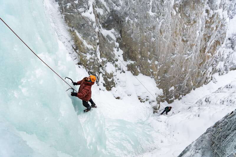 Banff: Introduction to Ice Climbing for Beginners - Getting fitted for boots, crampons, and a harness