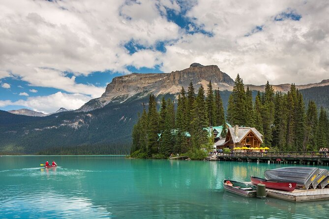 Banff Lake Louise Moraine & Emerald Lake Tour - Lake Louise Village for a practical break