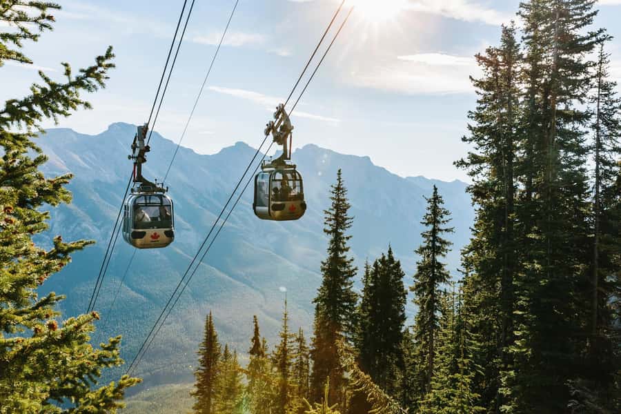 Banff: Lake Louise, Moraine Lake, Gondola, Cave & Basin Tour - Starting above Banff on Sulphur Mountain