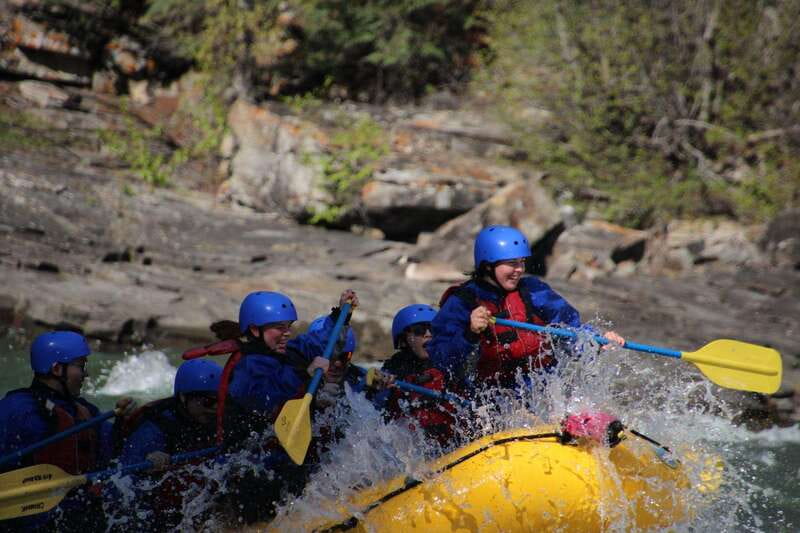 Banff: Morning Whitewater Rafting Tour in Horseshoe Canyon - The cliff jump in the middle of the trip