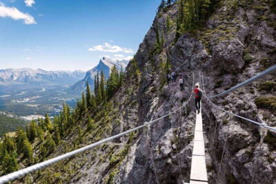 Mount Norquay 2.5 or 4-Hour Guided Via Ferrata Climb