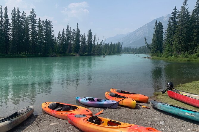 Banff National Park- Double Kayak Experience - Vermilion Lakes and their mirror-like reflections