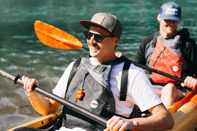 Banff National Park- Double Kayak Experience - The beaver dam crossing adds a little work