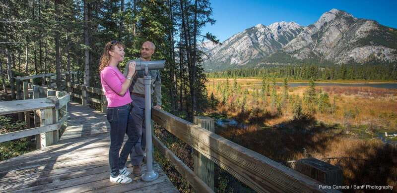 Banff: Thermal Waters and Hidden Waterfalls - 3hr Walk - Mountain views and practical photography help
