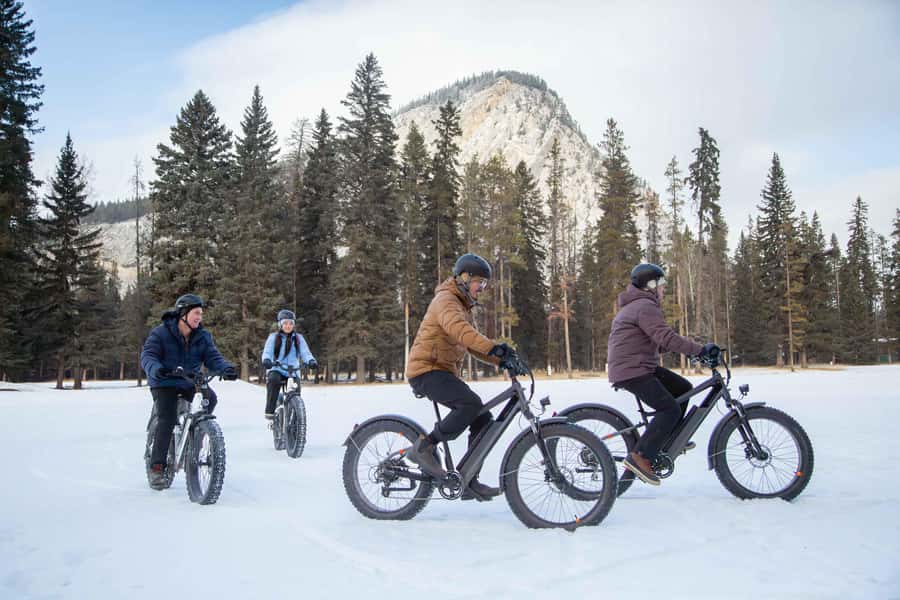 Banff Top Sights via Electric Fat Bike Tour All Skill Levels - How the guides shape the ride