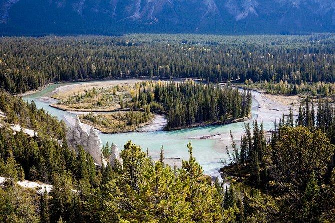 Banff Tour with Gondola & Lake Cruise - roundtrip from Canmore - Seeing Bow Falls and Tunnel Mountain