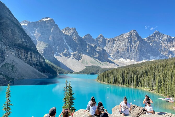 Banff Yoho Parks | Lake Louise | Moraine | Emerald - Private Tour - Natural Bridge shows the force of moving water