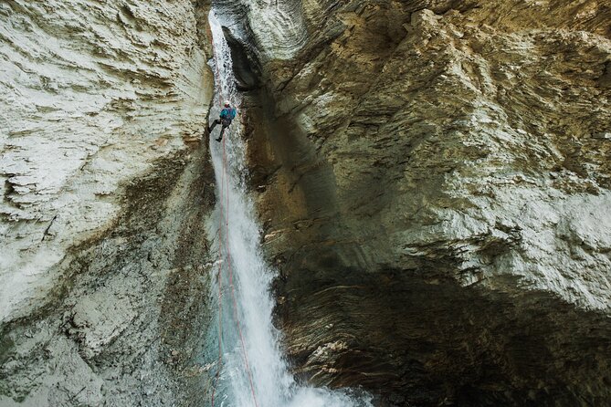 Beartooth Canyon- Half Day Canyoning Tour - Golden, BC - Flying into Beartooth Canyon