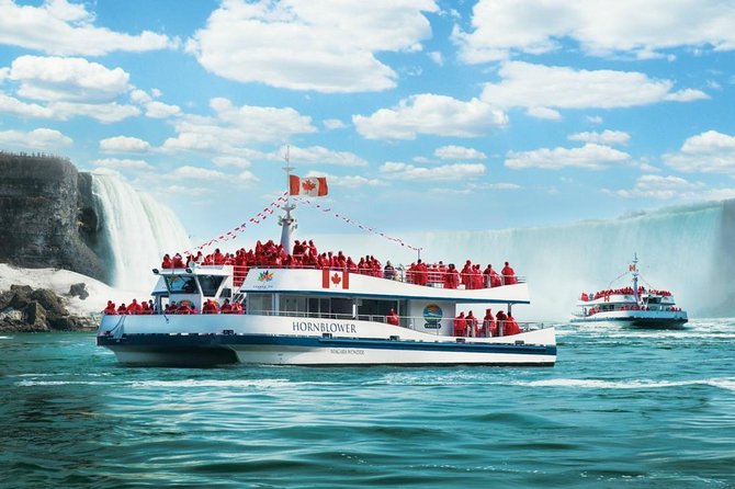 Best Niagara Falls Tour with Boat, Lunch & Journey Behind Falls - Getting soaked on the Niagara City Cruise