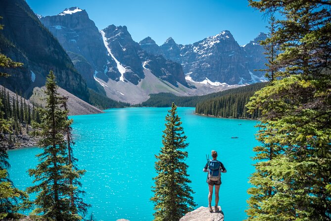 Bestseller From Canmore/Banff: Moraine Lake Adventure - The Rockpile gives you the classic first view