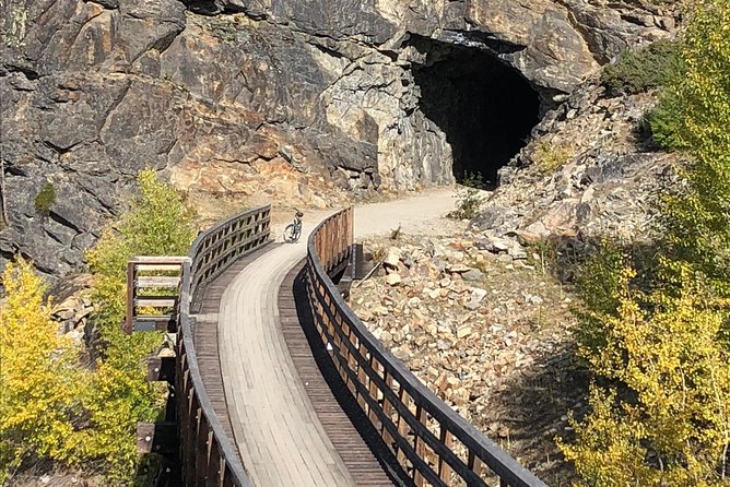 Bicyle Tour on Historical Kettle Valley Railway from Myra Canyon to Penticton - The winery tasting is a pleasant finish, with one detail to confirm