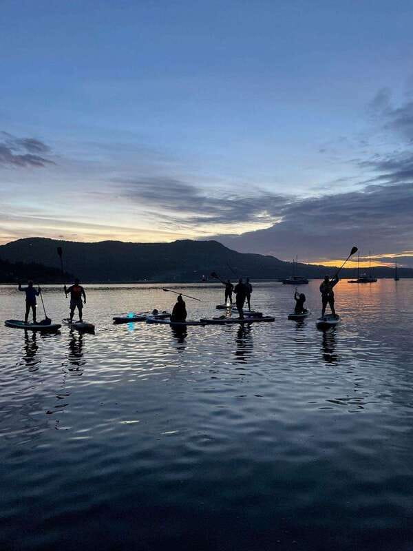 Brentwood Bay: Bioluminescence Tour - Fifteen minutes of sunset before the darkness