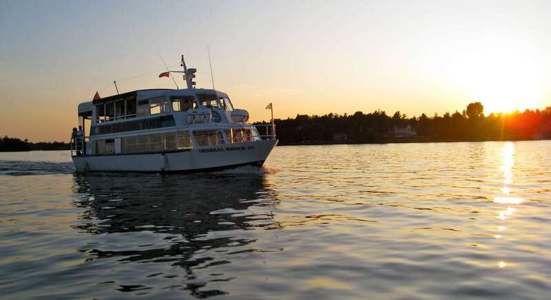 Brockville: 1000 Islands Cruise - The St. Lawrence Seaway adds working water traffic