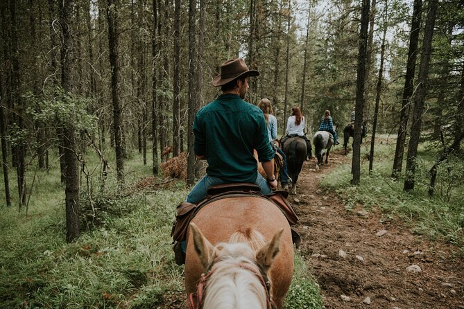 Buffalo Loop 1-Hour Horseback Trail Ride in Kananaskis - The guides make the short ride work