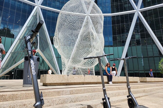 Calgary City Highlights 2 Hour E-Scooter Tour - The Central Library makes a strong photo stop