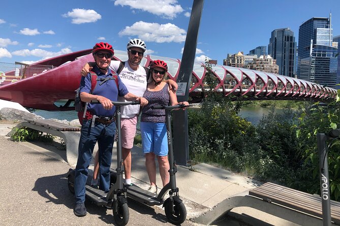 Calgary City Highlights 2 Hour E-Scooter Tour - Prince’s Island Park slows the pace
