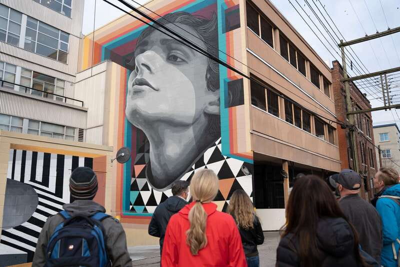 Calgary: Street Art & Craft Beer Walking Tour w/ Tastings - Murals, side streets, and the first photo stop