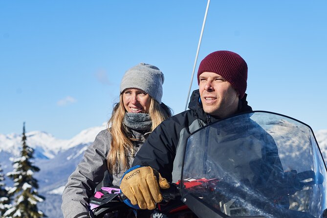 Callaghan Cruiser Snowmobile Tour - Getting fitted for a winter ride