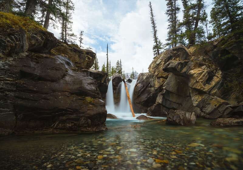 Canadian Rockies: Helicopter Flight with Exploration Hike - Twin Falls at walking distance