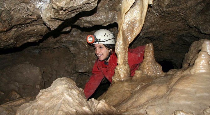 Canmore Caving Explorer Tour - Inside the cave, expect movement rather than sightseeing