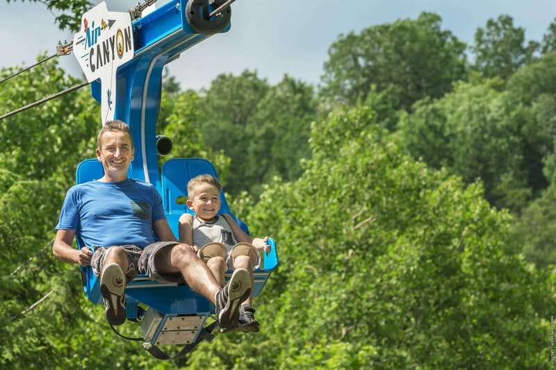 Canyon Sainte Anne: Air Canyon Ride with Park Entry - The waterfall taller than Niagara