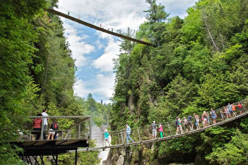 Canyon Sainte-Anne: Park Admission Ticket - The waterfall that gives the park its pull